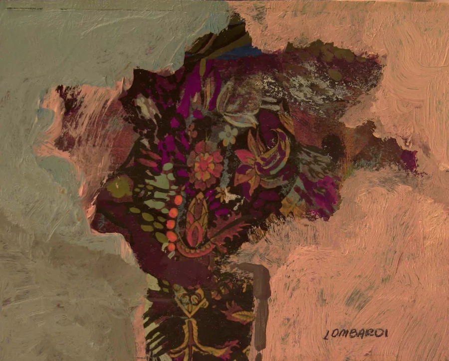 Natura morta, 1963 — Olio su cartoncino, 10 x 15 cm