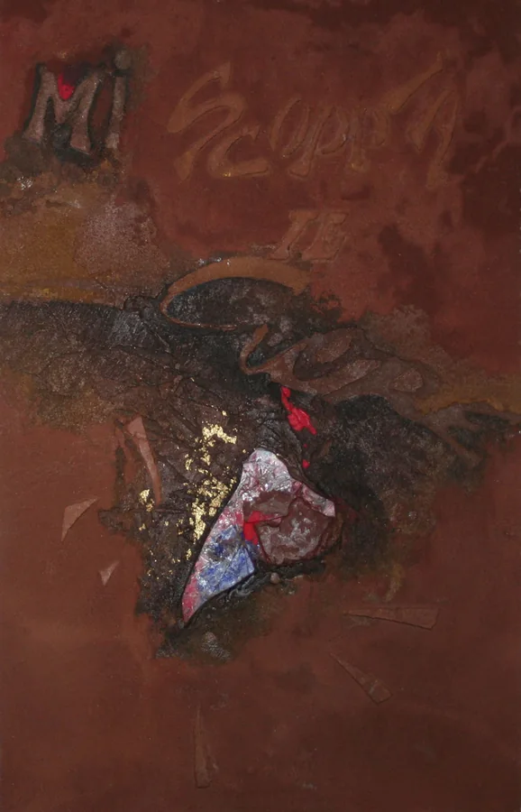 Mi scoppia il cuore (2), 1996 — Tecnica mista, 31 x 22,5 cm