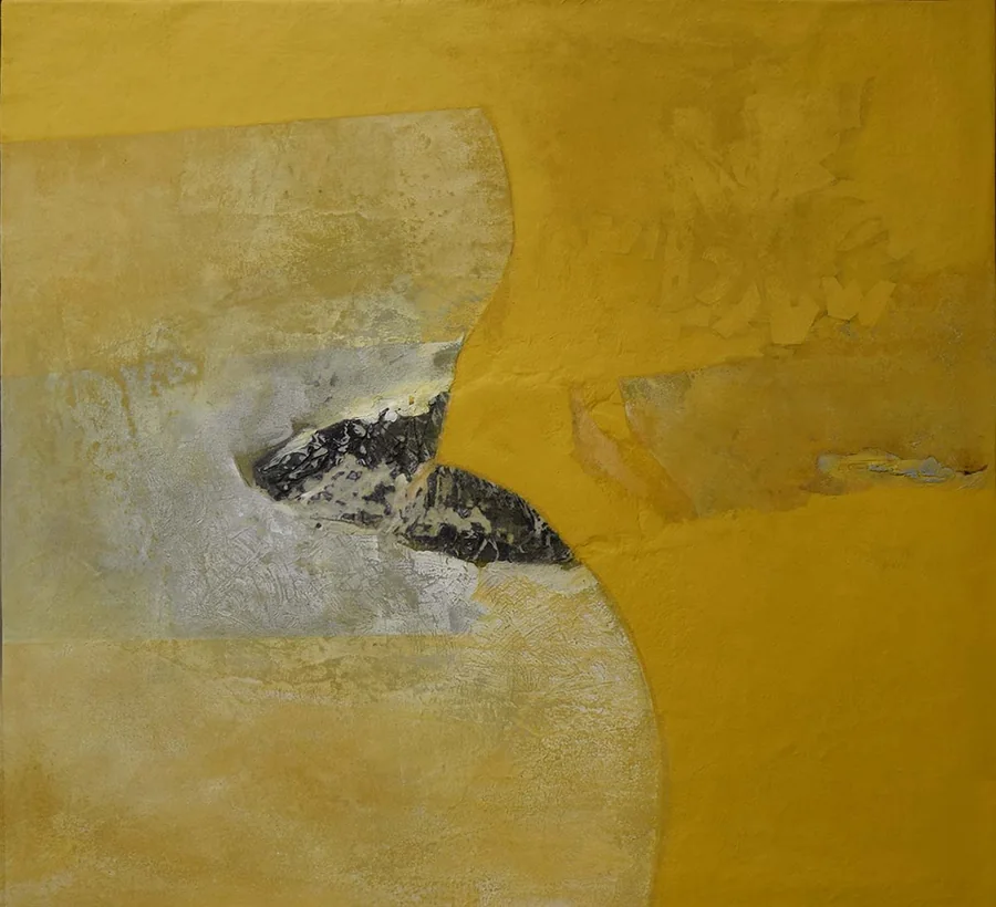 L’osservatore attento, 2007 — Tecnica mista su tavola, 44,5 x 43 cm