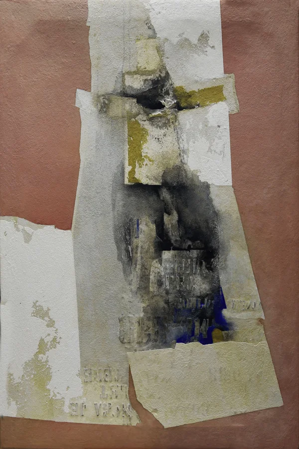 Precario equilibrio, 2007-2008 — Tecnica mista su tavola, 130 x 98 cm