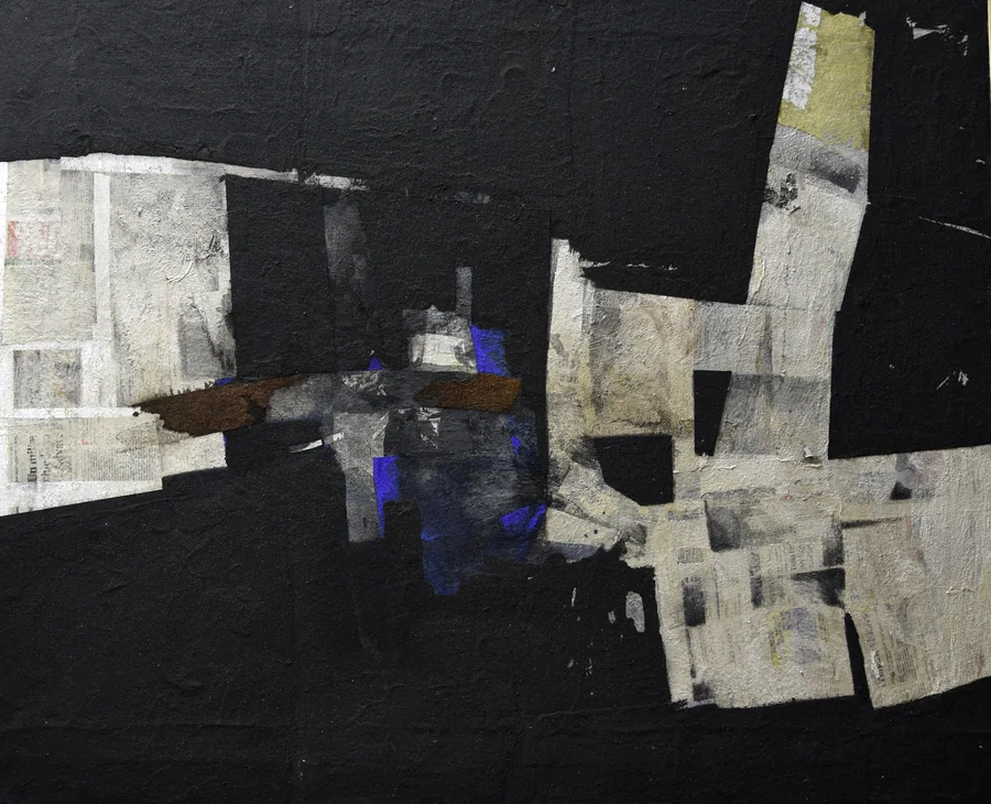 Pioggia acida, 2008 — Tecnica mista su legno, 22,8 x 18,5 x 2,5 cm