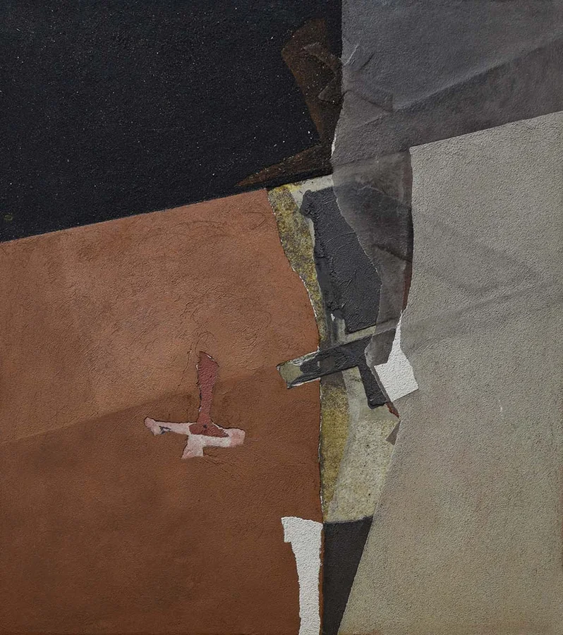 Non si aprono così le porte del cielo, 2010 — Tecnica mista su legno, 13,5 x 15,3 cm