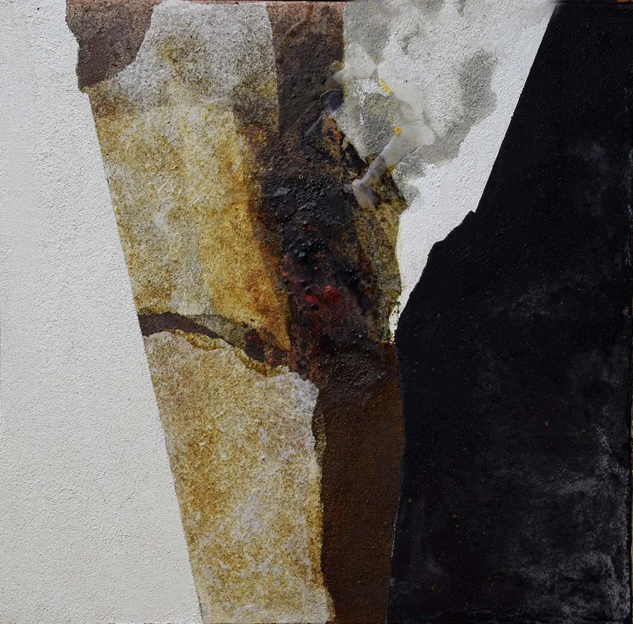 Sottotraccia (2), 2016 — Tecnica mista, 106 x 104 cm